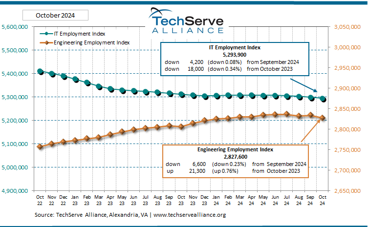 November 2024 TechServe Employment Index